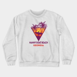 Nanny Goat Beach Georgia Crewneck Sweatshirt